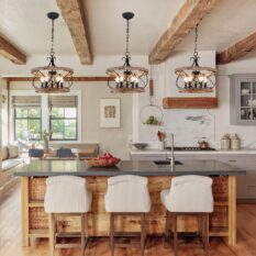 Captivating Wood Farmhouse Chandelier Rustic Design 5