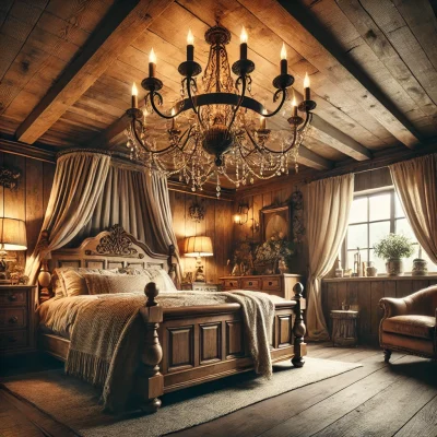 Dreamy Farmhouse Chandelier Ideas For A Rustic Bedroom Retreat - 01