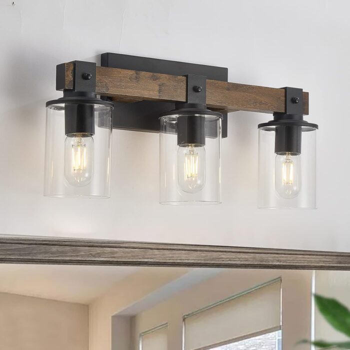 Elegant Farmhouse Bathroom Vanity Lights Design 5