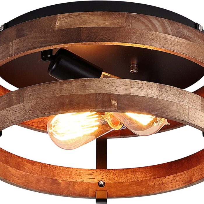 Elegant Rustic Farmhouse Ceiling Lights Fixture