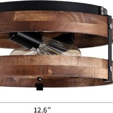 Elegant Rustic Farmhouse Ceiling Lights Fixture