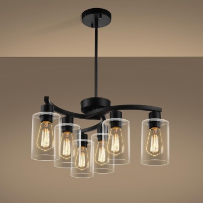 Farmhouse Chandelier Modern Rustic Ceiling Lighting Fixture