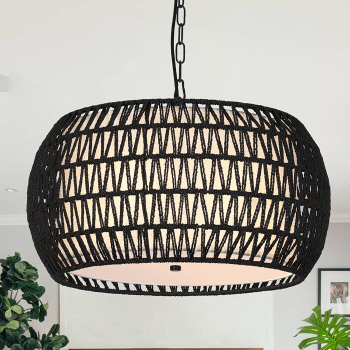 Modern Farmhouse Chandelier Perfect for Boho Interiors