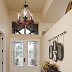 Radiant Rustic Pendant Light Fixture Design 1