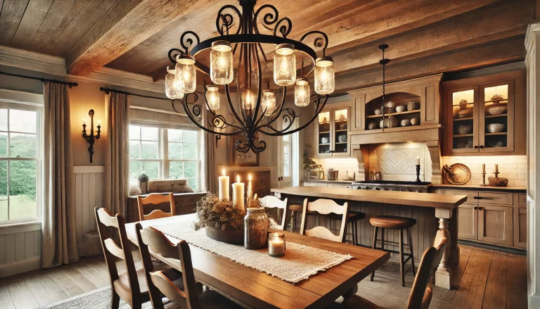 Remodel Your Dining Room With Farmhouse Chandelier Ideas - 01