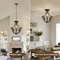 Stunning Ceiling Light Farmhouse Pendant Design 6