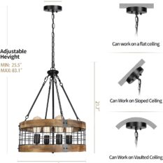 Stunning Farmhouse Ceiling Light Fixture Design 1