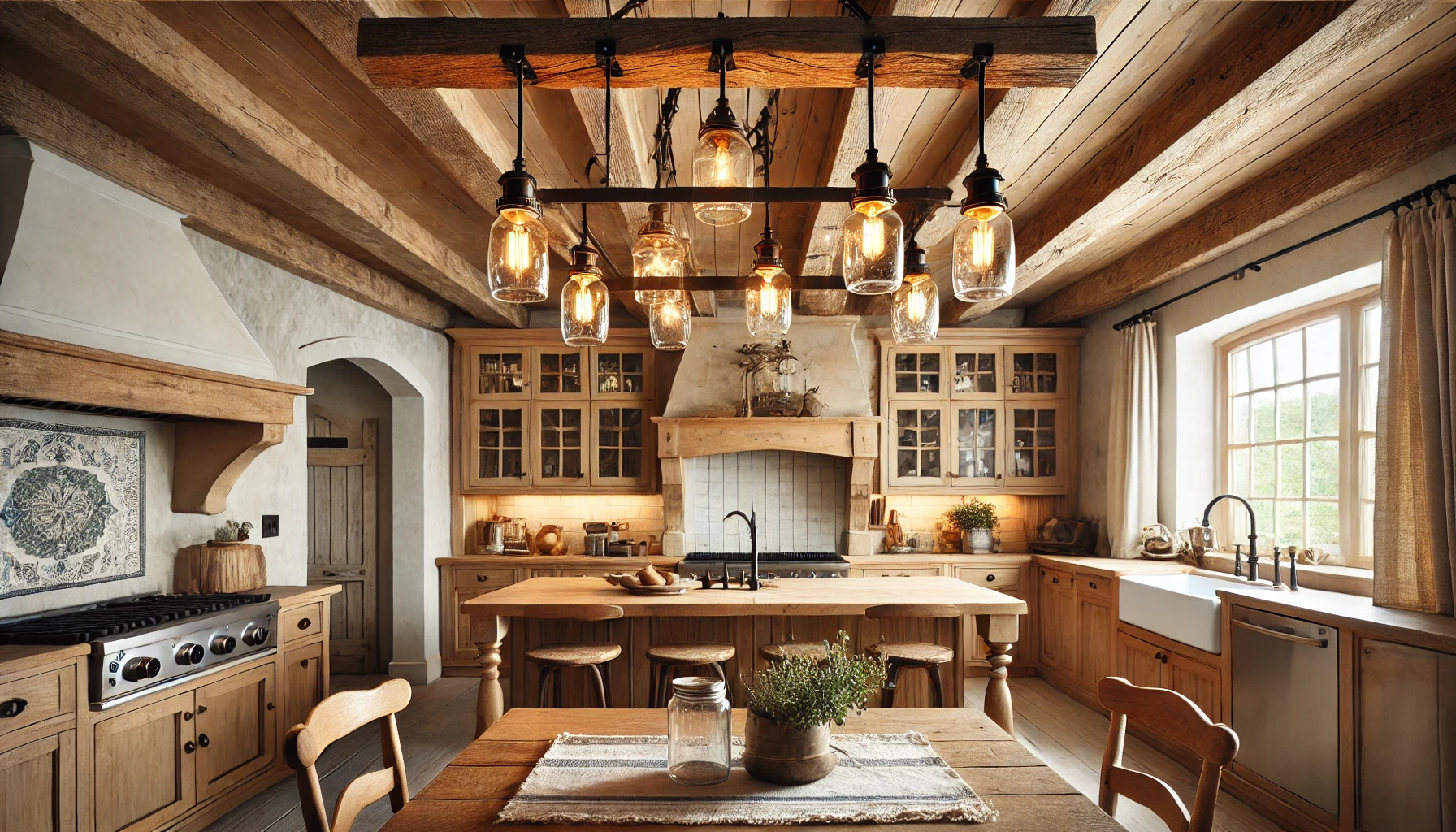 Upgrade Your Kitchen With Farmhouse Chandelier Ideas 01