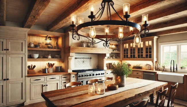 Upgrade Your Kitchen With Farmhouse Chandelier Ideas - 02