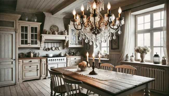 Upgrade Your Kitchen With Farmhouse Chandelier Ideas - 04