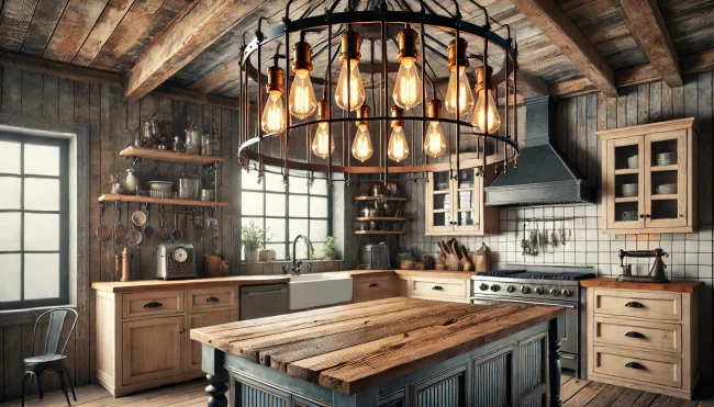 Upgrade Your Kitchen With Farmhouse Chandelier Ideas - 05