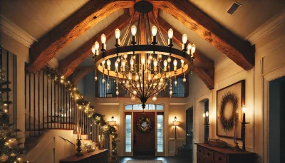 Whimsical Warmth Farmhouse Chandelier Ideas For Every Entryway - 01